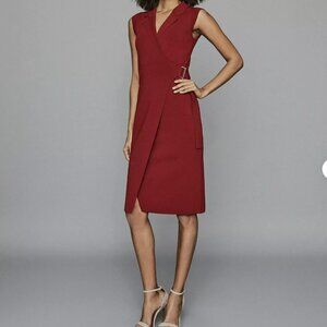 Reiss Gabrielle belted wrap dress